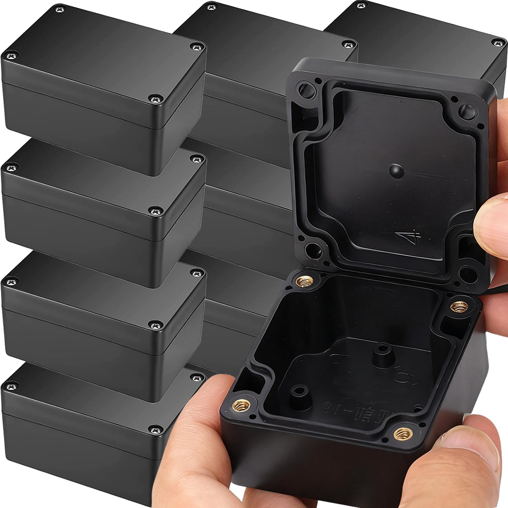 Cable Gland Waterproof - Waterproof Junction Box IP66 Black Plastic
