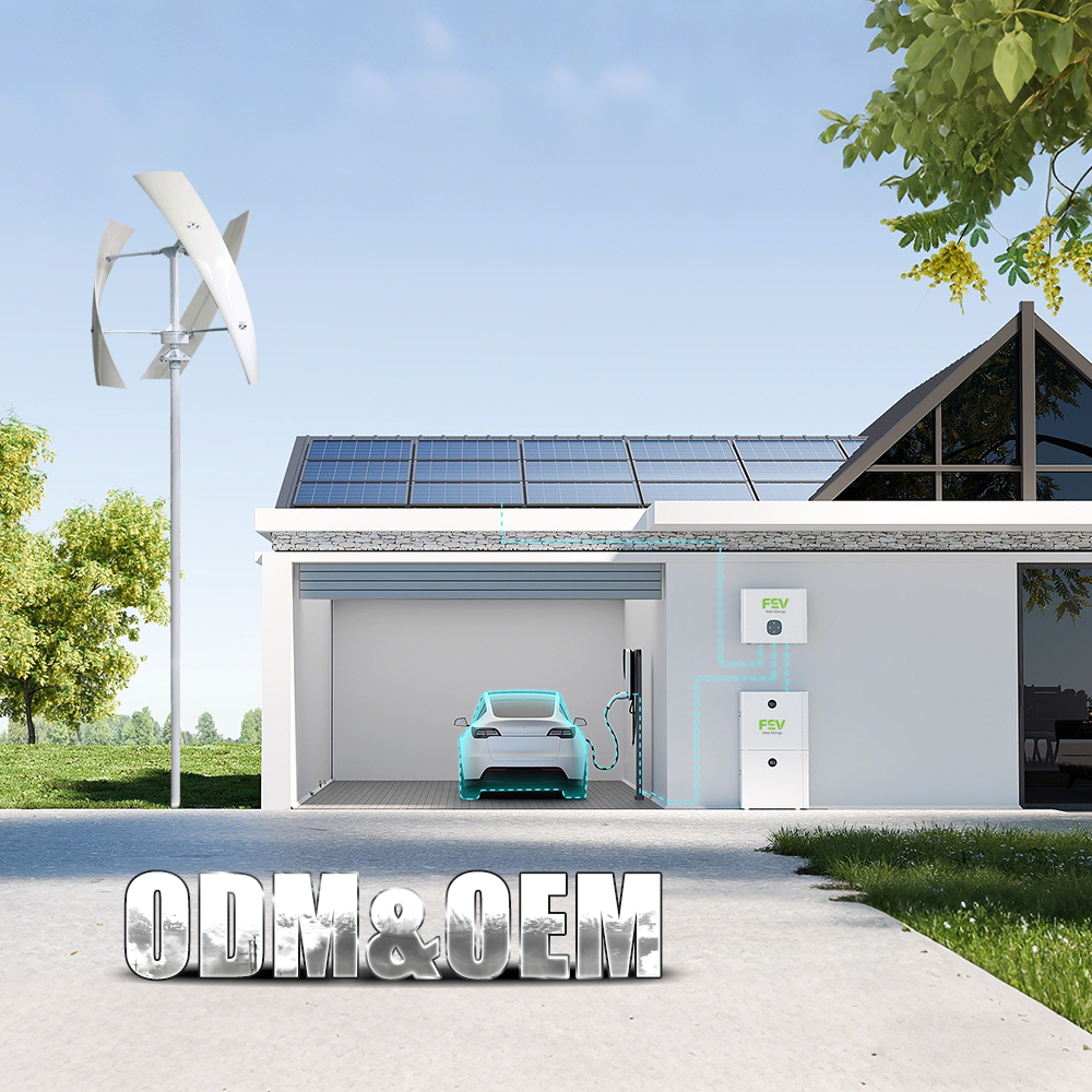 Small Vertical Wind Turbine 1k - Renewable Energy Wind Solar avaliação e preço
