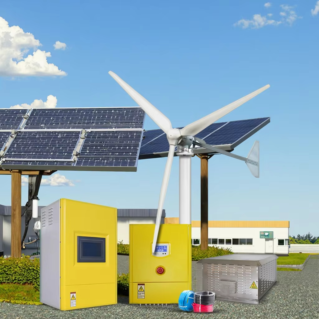 10KW Hybrid Solar Wind Turbine - Renewable Energy Wind Solar avaliação e preço