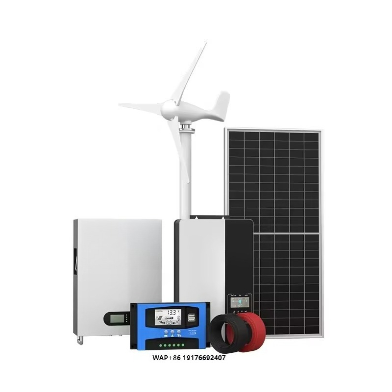 Solar Wind Turbine System 1kw  - Renewable Energy Wind Solar avaliação e preço