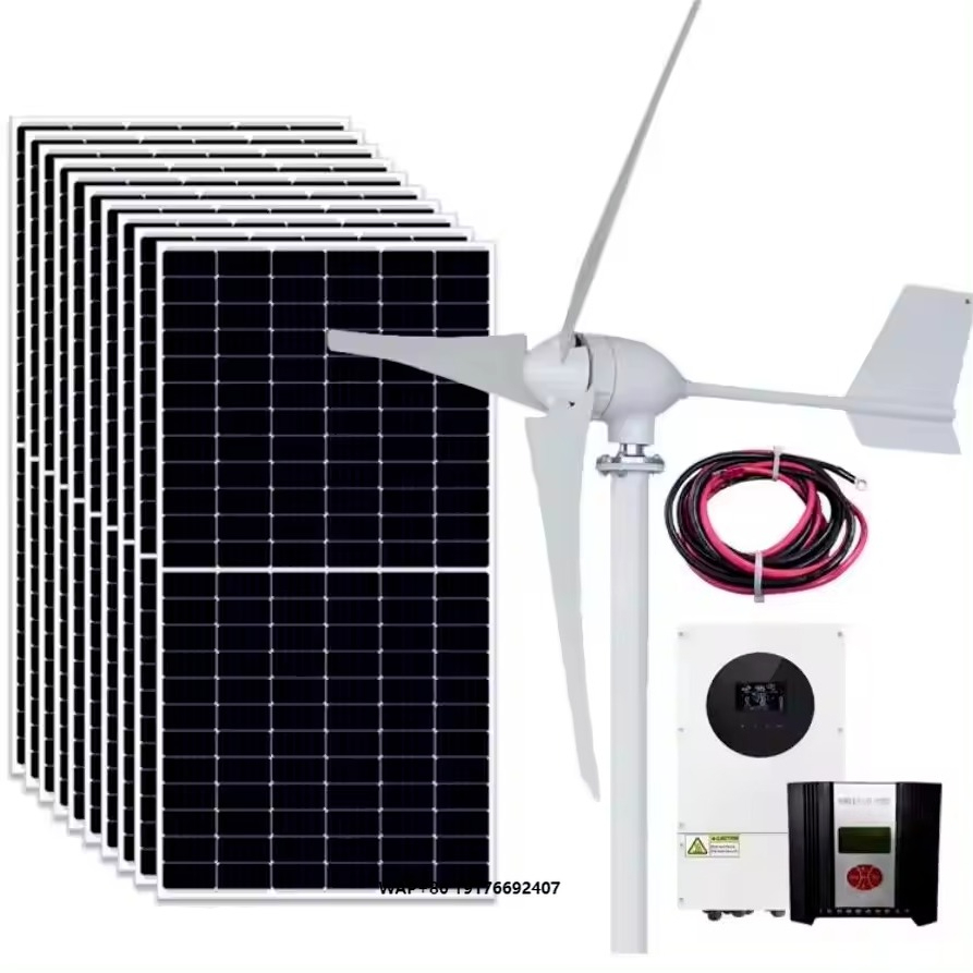 Wind Turbine Solar System 1kw  - Renewable Energy Wind Solar avaliação e preço
