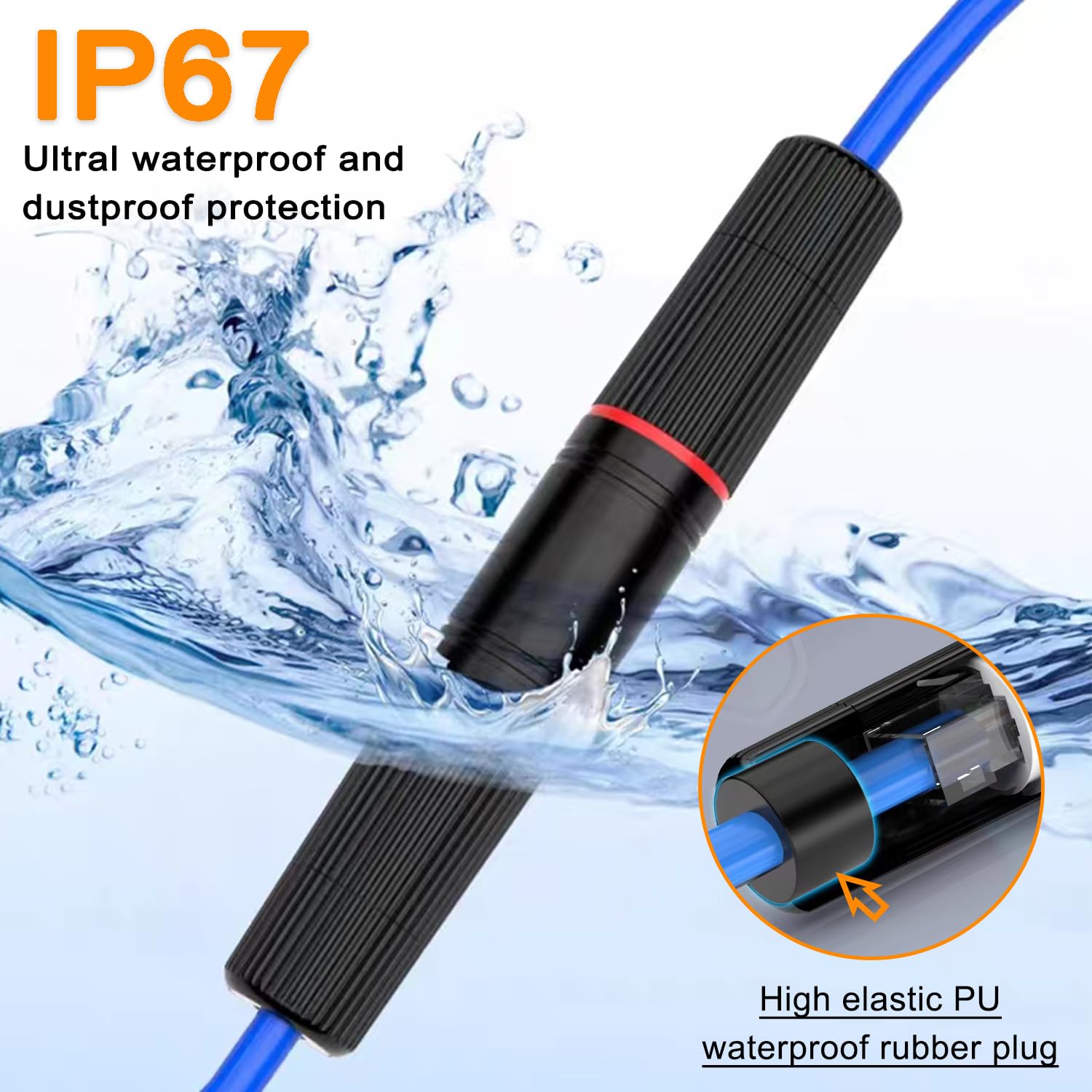 RJ45 Connector Waterproof IP67 - Cable Gland Waterproof avaliação e preço