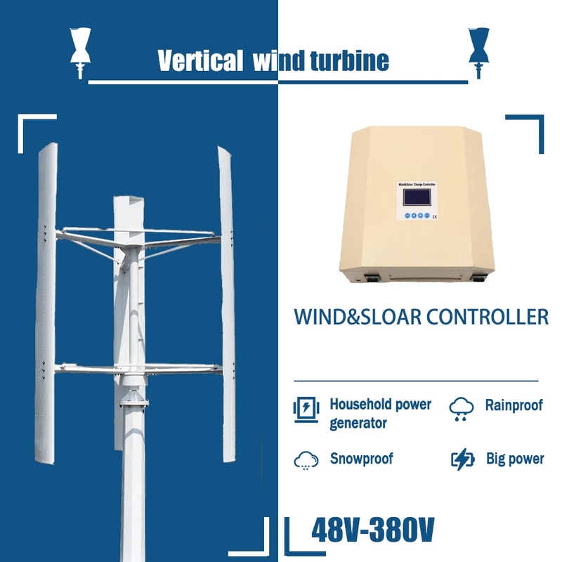 Wind Turbine 10KW 15KW 12V-380 - Renewable Energy Wind Solar avaliação e preço